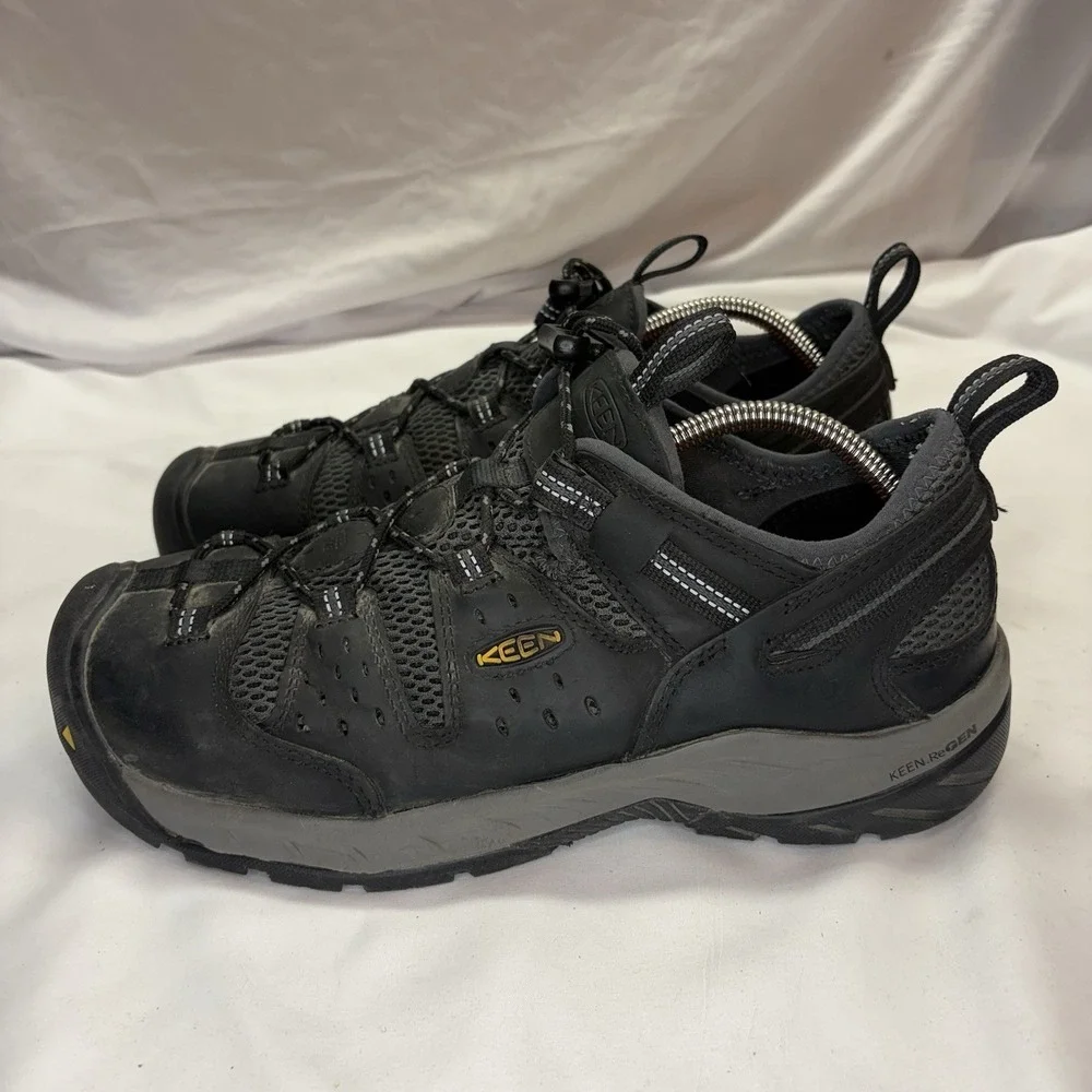Keen Atlanta Cool II Steel Toe Men's US 10.5 D Black Gray Resistant Work Boots